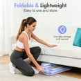 thumbnail image 4 of Rican Pilates Board, Foldable Ab Board, Multifunctional Abdominal Board for Home, 300 lbs Abs Workout Equipment with Knee Pad, Portable Pilates Reformer for Full Body Workout, Purple, 4 of 10