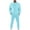A02-Light Blue, variant on Jinhomg Mens 2 Piece Outfits Crewneck Fleece Sweatshirt and Elastic Waist Sweatpants Jogger Suits Athletic Gym Workout Warm Pants Set