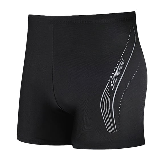 CYiJun Swim Trunks Men's Athletic Swim Jammers Quick Dry Square Leg Swim Briefs Competitive Swimsuit