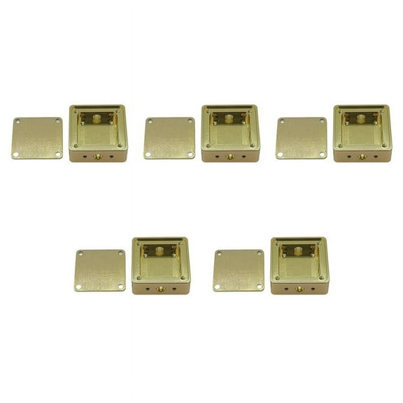 5X Aluminum Housing Shielding Housing Box Electromagnetic Golden Conductive Oxide