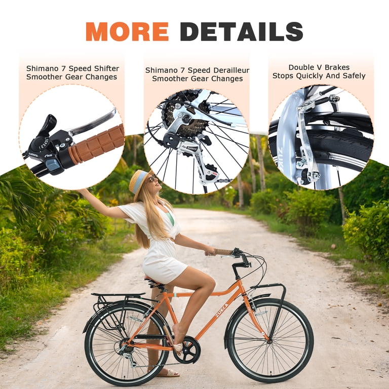 vintage style womens bicycle Ladies Deluxe 3-Speed Bike Sage Reid Bikes The classic style evokes a sense of nostalgia that is rare among modern bicycles Reid Ladies Classic 7 Speed