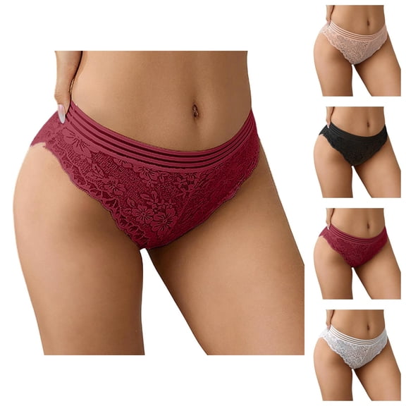 Women's Menstrual Panties 4 Layer Leakproof Menstrual Panties Menstrual Bi Panties Black Menstrual Panties Light Flow For Girls Teens