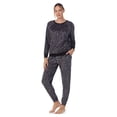 thumbnail image 2 of Secret Treasures Women's and Women's Plus 2-piece Stretch Knit Velour Top and Jogger Set, 2 of 5