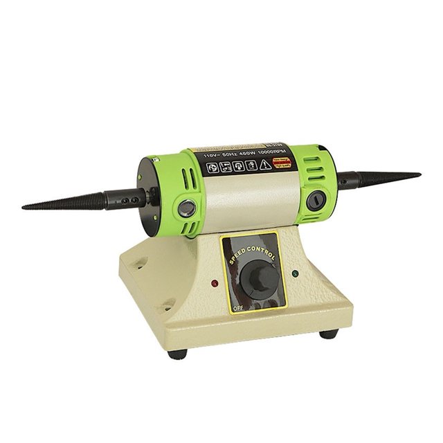 Double-head Cloth Wheel Machine Desktop Small Multi-function Grinding Wheel Machine Jewelry Metal Polishing And Rust Removal Gold Tool ,Enhanced Safety Features