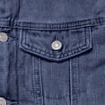 thumbnail image 4 of Fgnfyis Winter Jackets for Men Lined Denim Jacket Trucker Jean Jacket Winter Cowboy Coat Shearling Laminated Padded Coats for Men BU1 L, 4 of 6