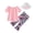 Pink, variant on Odeerbi Baby Bodysuit Toddler Boys Girls Clothes Short-sleeve Print Romper Comfortable Fart Clothes Green