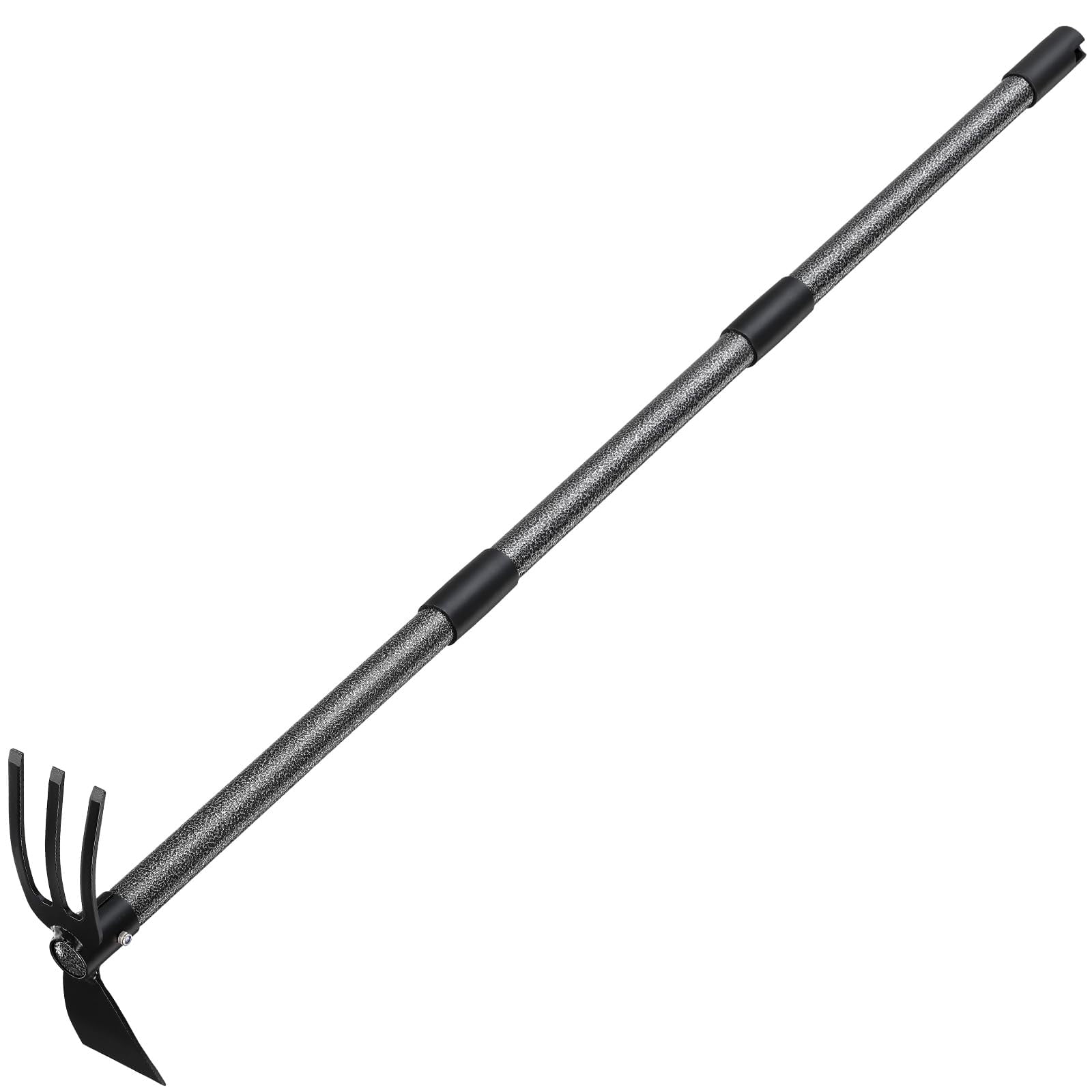 CHEASYOU Garden Hoe Tool, Adjustable Heavy Duty Dual-Head Weeding Tool for Weeding, Tilling, Lawn Yard Flower Bed Gardening Tool