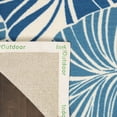thumbnail image 5 of Nourison Sun N' Shade Indoor/Outdoor Modern Botanical Blue 7'9" x 10'10" Area Rug, Easy Clean, Eco-Friendly, Bed Room, Living Room, Dining Room, Hallway, ()8' x 11'), 5 of 9
