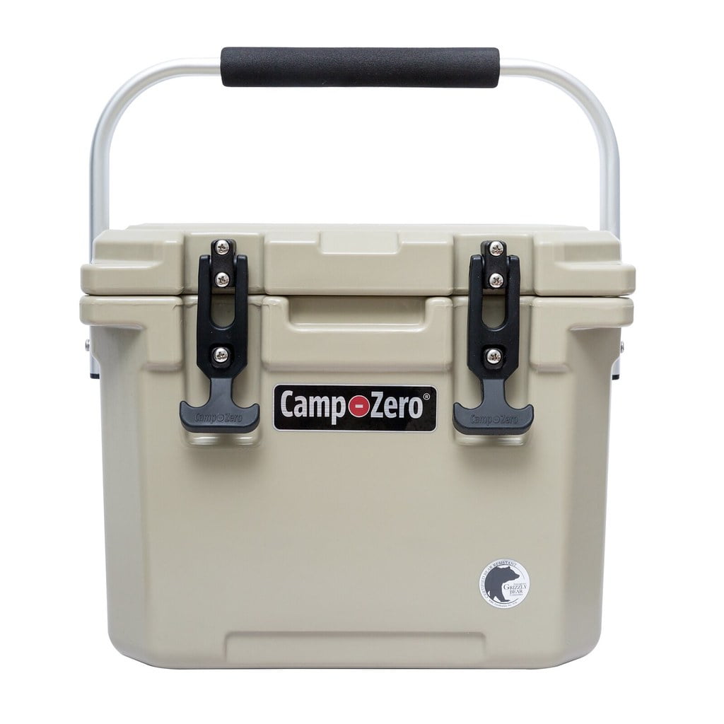 CAMPZERO 10L Premium Cooler/Ice Chest with Carry Handle and 2 Molded