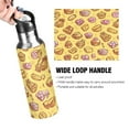 thumbnail image 4 of Candy Themed Retro Pattern 600ml Double Walled Stainless Steel LeakProof Sports Bottle Thermo 8h, 4 of 9
