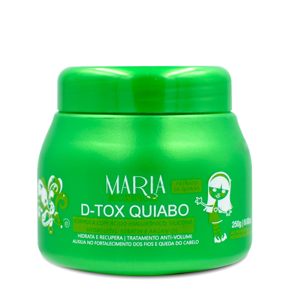 Maria Escandalosa D-tox Okra Pro Repair Quiabo Extreme Smoothing Hair Regeneration Hair Care 250g/ oz Maria Escandalosa D-tox Okra Pro Repair Quiabo Extreme Smoothing Hair Regeneration Hair Care 250g/ oz