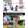 thumbnail image 6 of "Geek Aire 12"" Rechargeable Outdoor High Velocity Fan with detachable power bank", 6 of 6