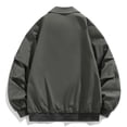 thumbnail image 4 of Abomasnow Mens Lightweight Jackets Casual Stylish Windbreakers for Men Light Track Jacket Laydown Collar Fall Golf Coats with Pockets, 4 of 9