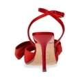 thumbnail image 4 of Scoop Women's Satin Bow Heels with Ankle Strap, 4 of 7
