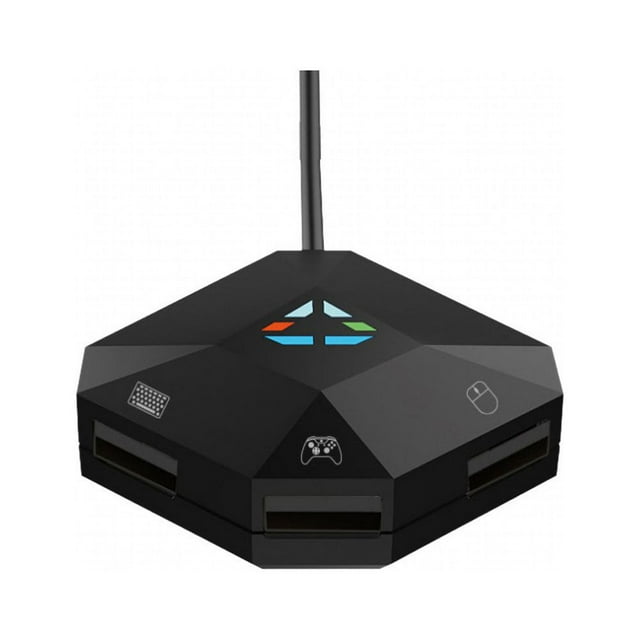 Adaptateur Clavier et Souris Filaires pour Nintendo Switch/PS4/PS3/Xbox One/Xbox 360 & pour Console Nintendo Switch, Convertisseur Souris et Clavier Supporte la Fonction de Mappage et de Réinitialisation Personnalisée