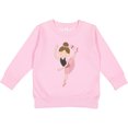 thumbnail image 2 of Inktastic Ballet Dancer for Little Girls Toddler Sweatshirt, 2 of 4