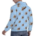 thumbnail image 3 of Hoodies for Men - Brown French Bulldog Long Sleeve Comfrt Men'S Fashion Hoodies & Sweatshirts, Sweatshirts for Men Hoodies Pullover Clothing Clothes with Pouch, 3 of 7