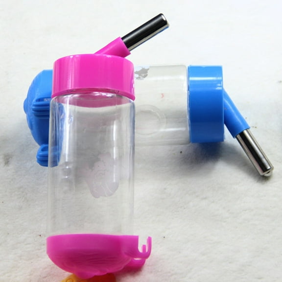 Sunjoy Tech 500ml Pet Small Dog Cat Hanging Water Bottle Dispenser Fountain Drinking Feeder - 1PC, Random Color