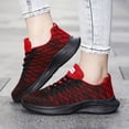 thumbnail image 2 of NOKIO Fashion Sneakers for Women Breathable 𝖫a𝖼e Up Tennis Shoes with Flexible Cushioning Sole, Comfortable Outdoor Running Shoes Non-S𝗅ip Athlet𝗂c Shoes for Summer and Autumn, 2 of 9