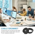 thumbnail image 7 of Uxcell Desk Grommet 2", Plastic Desk Hole Cover Cable Grommet Flexible Desk Cord Hole Cover with Hole Saw, Black 4 Pcs, 7 of 7
