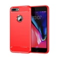 thumbnail image 1 of PANDACO Red Brushed Metal Case for iPhone 7 Plus or iPhone 8 Plus, 1 of 3