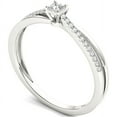 thumbnail image 2 of 1/8 Carat T.W. Diamond Split Shank Classic 10kt White Gold Engagement Ring, 2 of 5