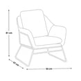 thumbnail image 3 of Sillón Rosbel Negro | Sillón Individual Moderno y Elegante para Sala u Oficina, 3 of 3