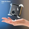 thumbnail image 4 of Youkk Fast Inflation Cordless Air Compressor With High Capacity Battery Detect Real-Time Pressure Silver 1Set, 4 of 6