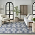 thumbnail image 3 of Nourison Aloha Indoor/Outdoor Blue 7' x 10' Area Rug, (7x10), 3 of 10