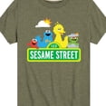 thumbnail image 3 of Sesame Street - Big Bird, Cookie Monster, Elmo, Oscar - Toddler and Youth Short Sleeve Graphic T-Shirt, 3 of 5