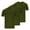 Army Green, variant on WAENQINLA Men's T-Shirts Lightweight V Neck Cotton Tees Solid Color Undershirts Comfortable Casual Short Sleeve Shirts 3-Pack