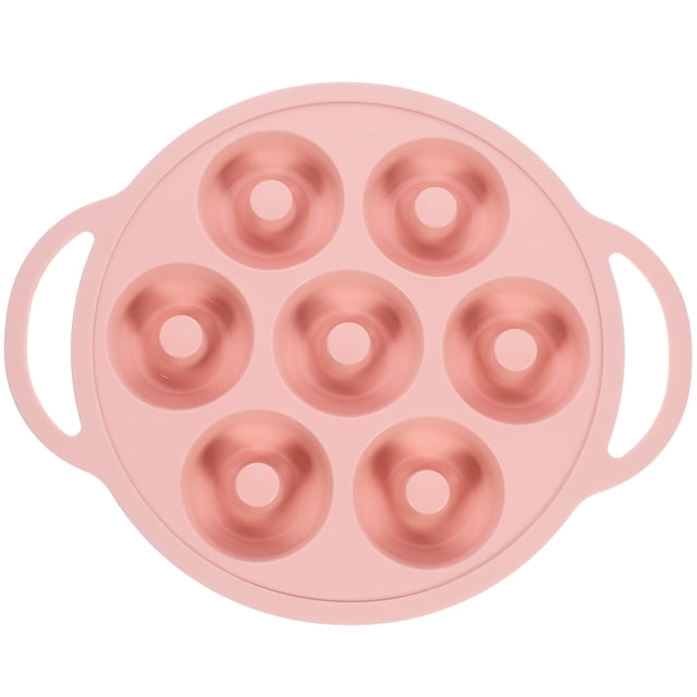 GOOHOCHY Molde de silicona para donas, molde para hornear DIY, molde reutilizable antiadherente para donas, molde para hornear muffins