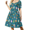 thumbnail image 3 of State Fair Food Carnival Amusement Park Fair Sweet Treats & Snacks Goals Dress womens dress, 3 of 7