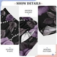 thumbnail image 6 of FORMRS Boys Pajama Pants with Pockets Size 13-14Y Kids Lounge Sleep Bottoms, Black Roses, 6 of 8