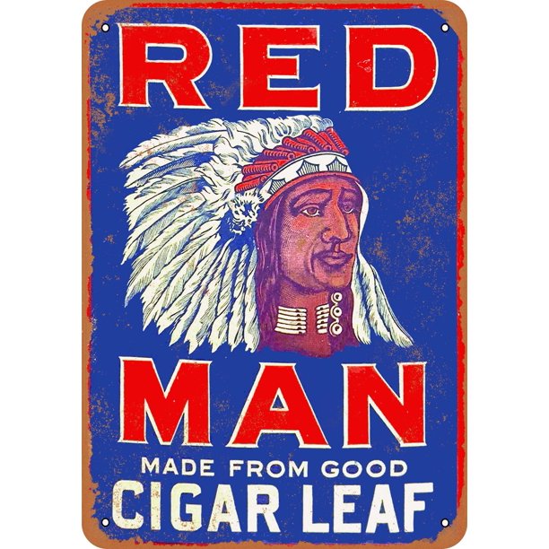 Red Man Chewing Tobacco Metal Sign 7x10 Inch Vintage Look 2 Walmart Com Red Man Chewing Tobacco Metal Sign 7x10 Inch Vintage Look 2 Walmart Com