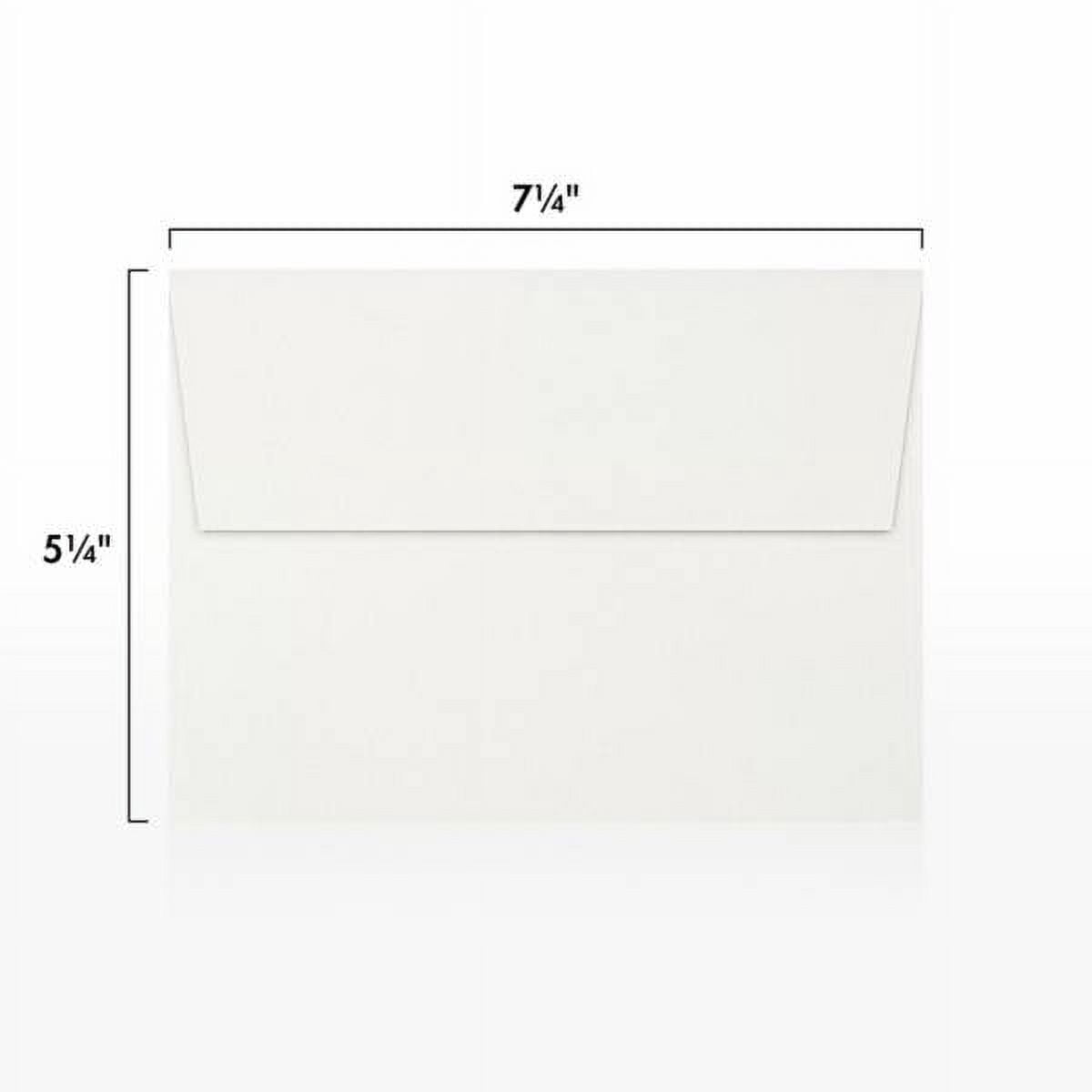 LUXPaper A7 Invitation Envelopes, 5 1/4 x 7 1/4, White, 250/Pack