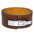 thumbnail image 1 of Soidarity Cinturón de Fitness, cinturón de levantamiento de pesas portátil para hombres, ampliamente utilizado, buena mano de obra, Protector de cintura Gimnasios en casa Marrón Soidarity OD010719-02, 1 of 1