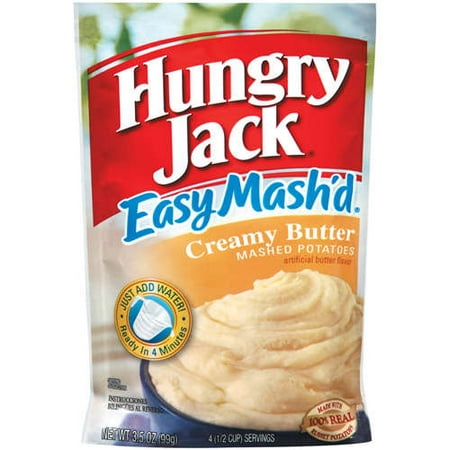 JM Smucker Hungry Jack Easy Mash'd Potatoes, 3.5 (Best Prepared Mashed Potatoes)