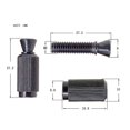 thumbnail image 5 of 2pc Electric Guitar Double Roll Tremolo Bridge Studs Elevating Screw-silver, 5 of 5