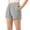 Gray, variant on BLVB Womens High Waisted Running Shorts Quick Dry Athletic Workout Shorts Gym Track Shorts with Pockets