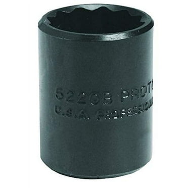 Proto 1/4In Drive Black Oxide Socket 3/8In - 12 Point
