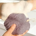 thumbnail image 5 of PONPRNGY 1Pc Loofah Charcoal Bath Shower Sponge Body Scrubber, Exfoliate Mesh Pouf Shower Bouquet, Large Bath Sponge for Women and Men, 5 of 7