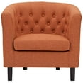 thumbnail image 5 of Modern Contemporary Urban Design Living Lounge Room Armchair, Orange, Fabric, 5 of 5
