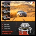 thumbnail image 6 of A-Premium Front Wheel Bearing and Hub Assembly Compatible with Chevy Silverado 1500 2005-2006, Silverado 1500 Classic 2007 & GMC Sierra 1500 2005-2006, Sierra 1500 Classic 2007, w/ABS 6-Lug RWD, 6 of 9