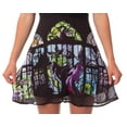 thumbnail image 3 of Disney Womens' Maleficent Sleeping Beauty Stained Glass Chiffon Tank Sleeveless Dress, 3 of 6