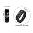 thumbnail image 3 of C5 Traqueur D\'entraînement Physique avec Moniteur de Fréquence Cardiaque Sommeil Traqueur d'Activité Sportive Montre Étanche pour Bracelet Intelligent pour Tous, 3 of 5