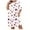 White1, variant on Jalioing Pajamas Nightdress for Women Plus Size Pullover Nightgown Heart Printed Long Sleeve Sleepwear Dress (X-Large, Red)
