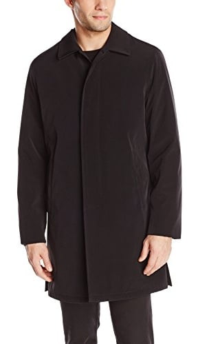 calvin klein raincoat with removable hood and lining