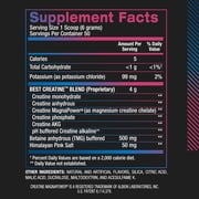 BPI Sports Best Creatine - Creatine Monohydrate, Himalayan Salt - Strength, Pump, Endurance, Muscle Growth, Muscle Definition - No Bloat - Icy Blue Raz - 50 servings - 10.58 Ounce