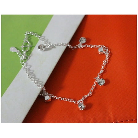 - Generic Sexy Women Bead Silver Ankle Chain Anklet Bracelet Foot Jewelry Sandal Beach